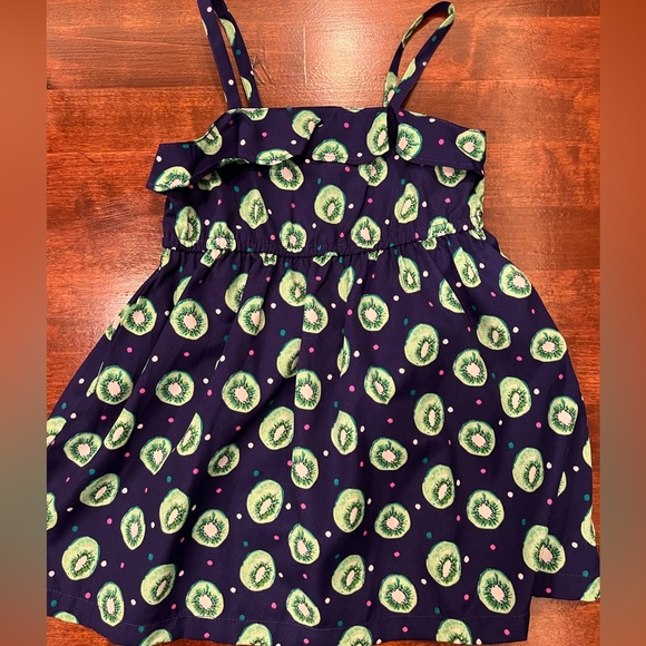 NWT 12-18 Months Kiwi Print Cherokee Summer Dress - Picture 2 of 10